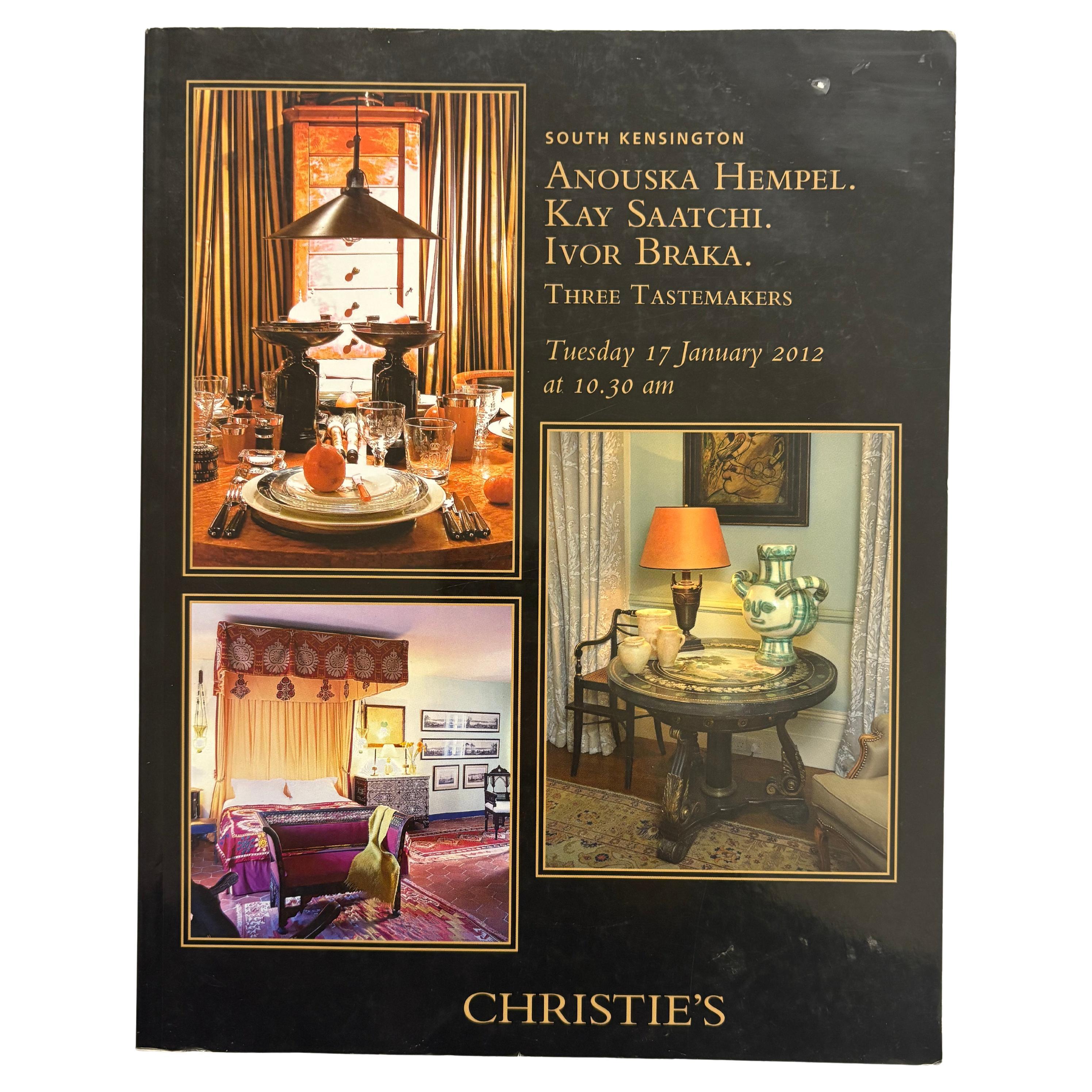 Anouska Hemple, Kay Saatchi, Ivor Braka Three Tastemakers (Livre) en vente