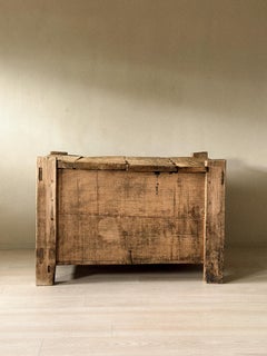 Anqitue Grain Chest, Wabi Sabi Style, c. 1700s Norway