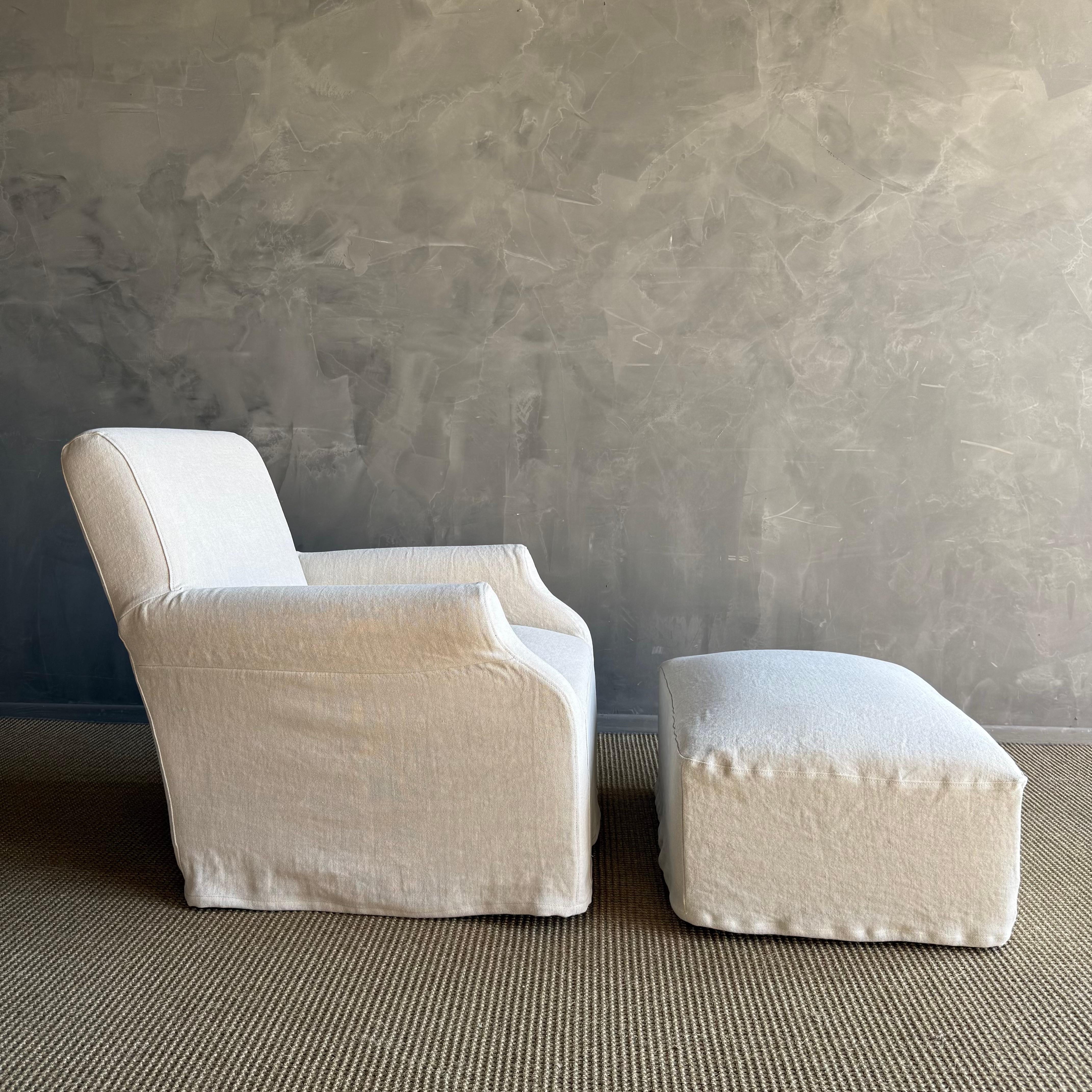 XXIe siècle et contemporain Ans Belgian Pouf Ottoman en vente