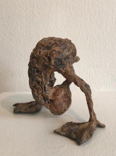 

Peek-a-boo

, Contemporary Bronze Sculpture Portrait of a Baby Duck