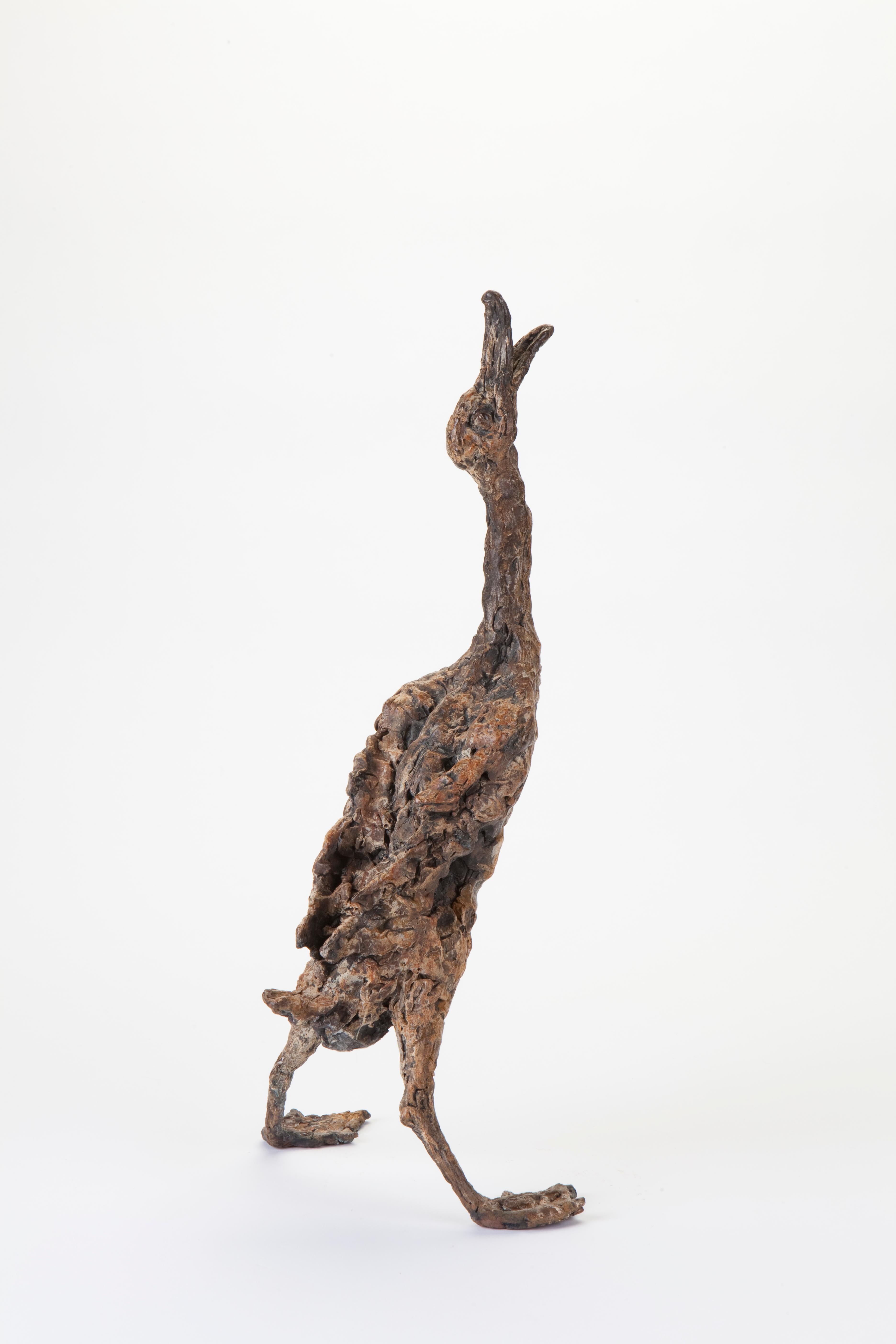 ''Quacking Duck'', Contemporary Bronze Sculpture Portrait of a Duck 1