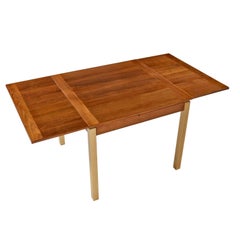 Ansager Danish Teak Beech Expanding Dining Table