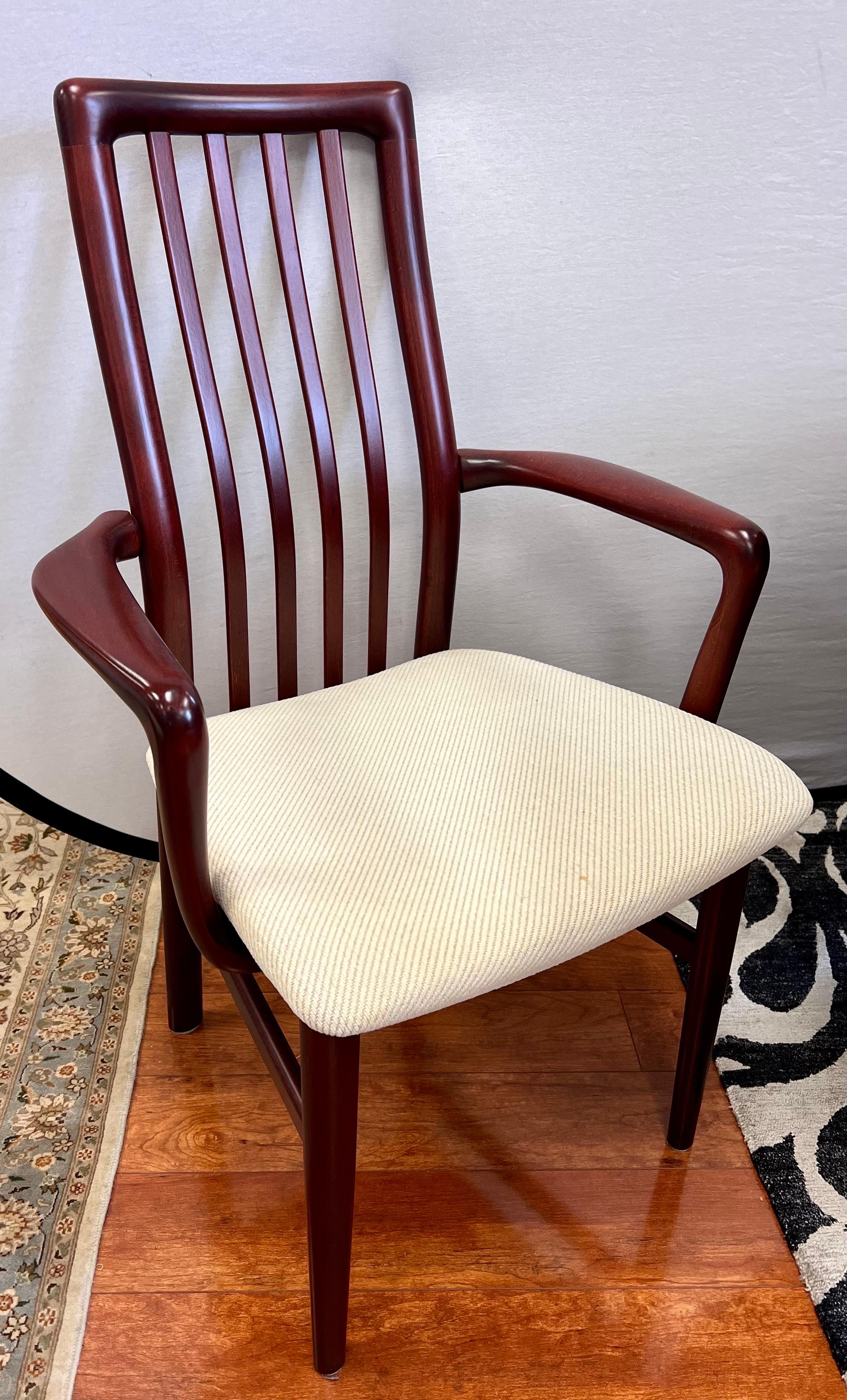 20th Century Ansager Mobler Danish Modern Rosewood Dining Set, Table&8 Chairs Schou Andersens