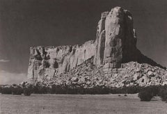 Vintage Ansel Adams. The Enchanted Mesa [Acoma, New Mexico]