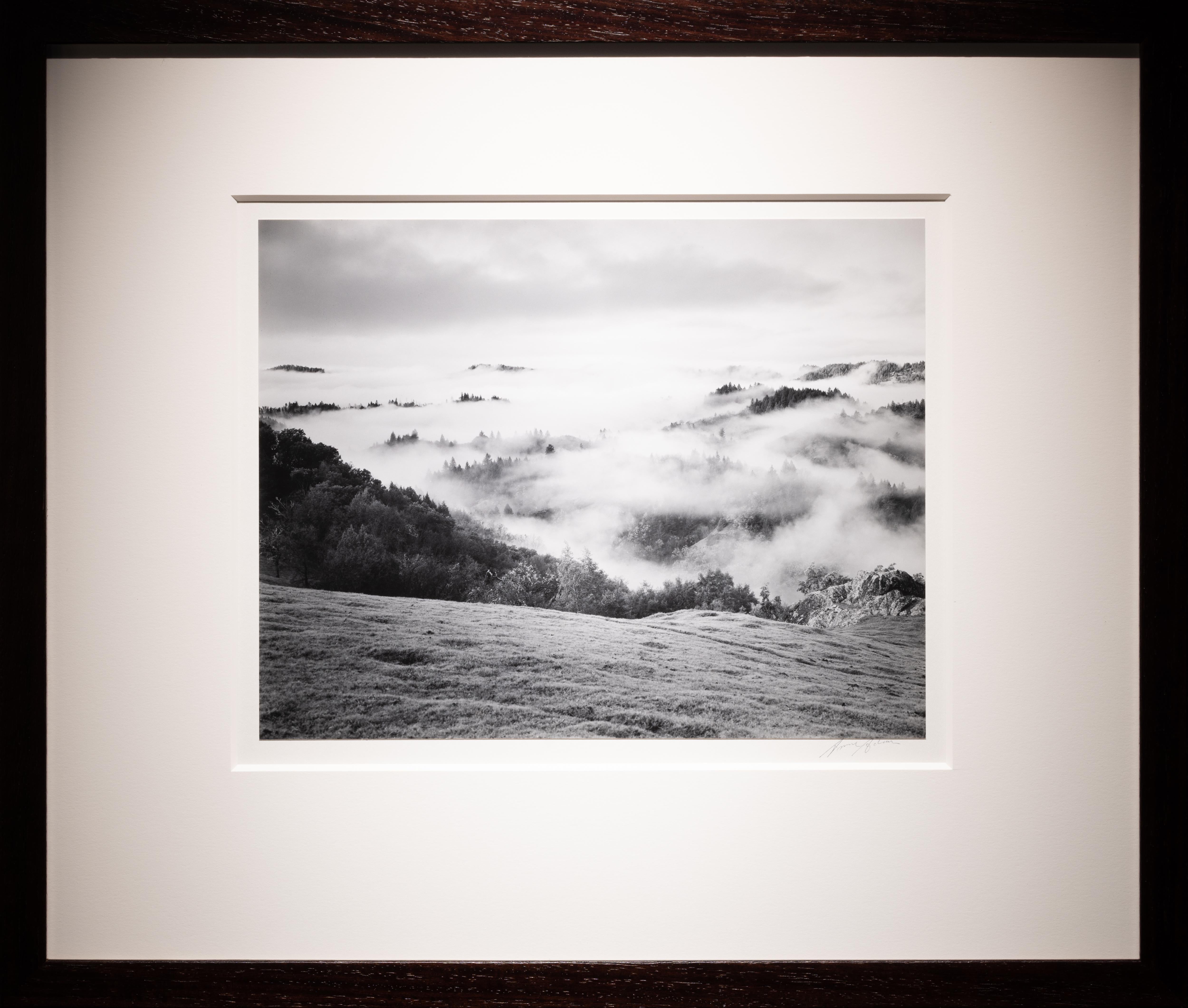 Storm Clearing County Hills - Gris Landscape Photograph par Ansel Adams