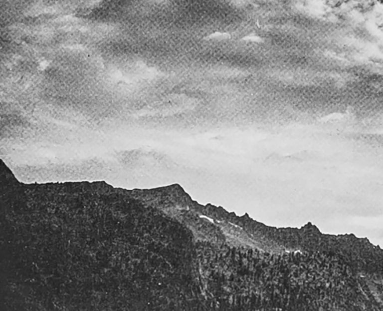 Devils Crags from Palisade Creek Canyon, a Photograph by Ansel Adams For Sale 1