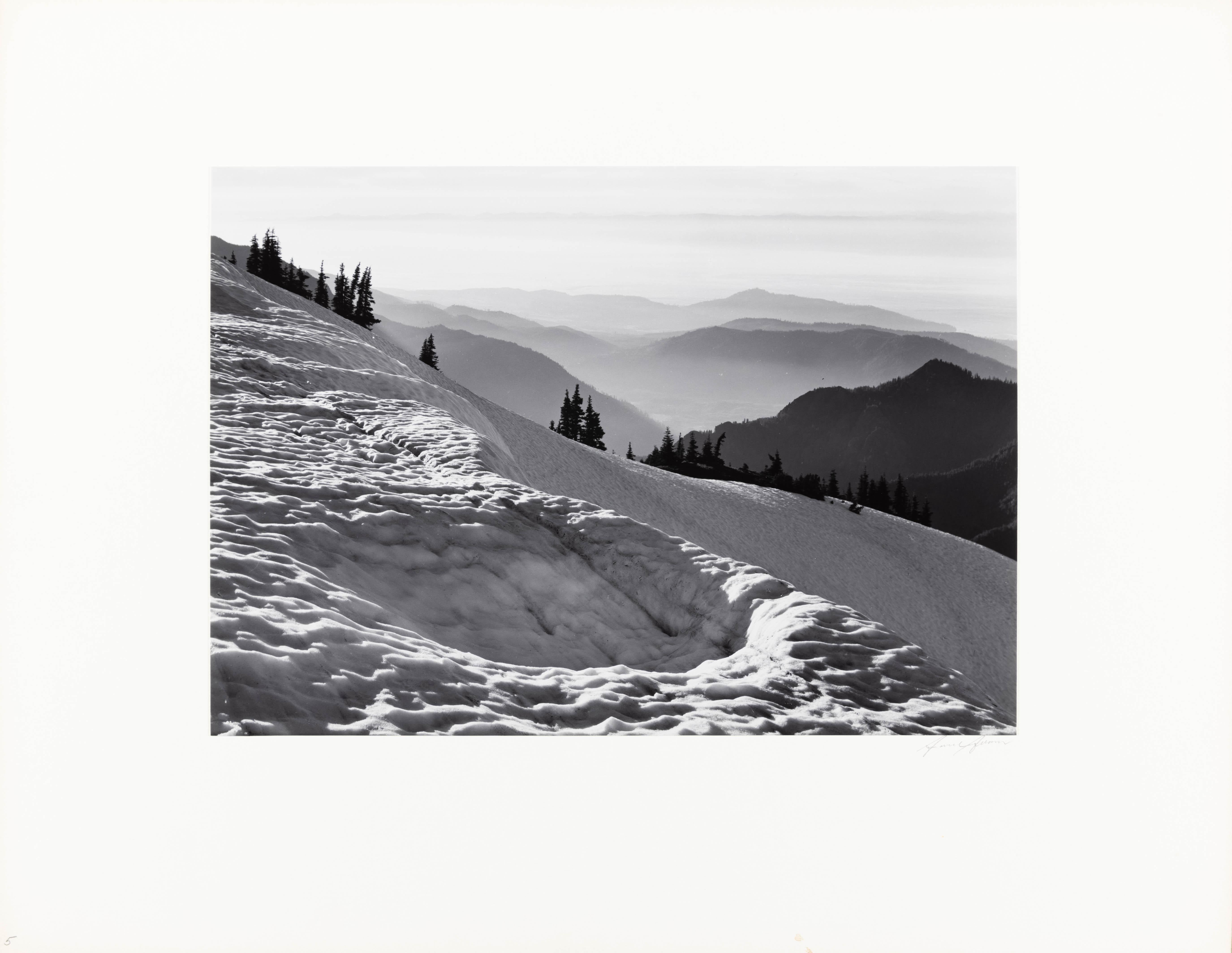 De Hurricane Hill, parc national olympique, Washington - Photograph de Ansel Adams
