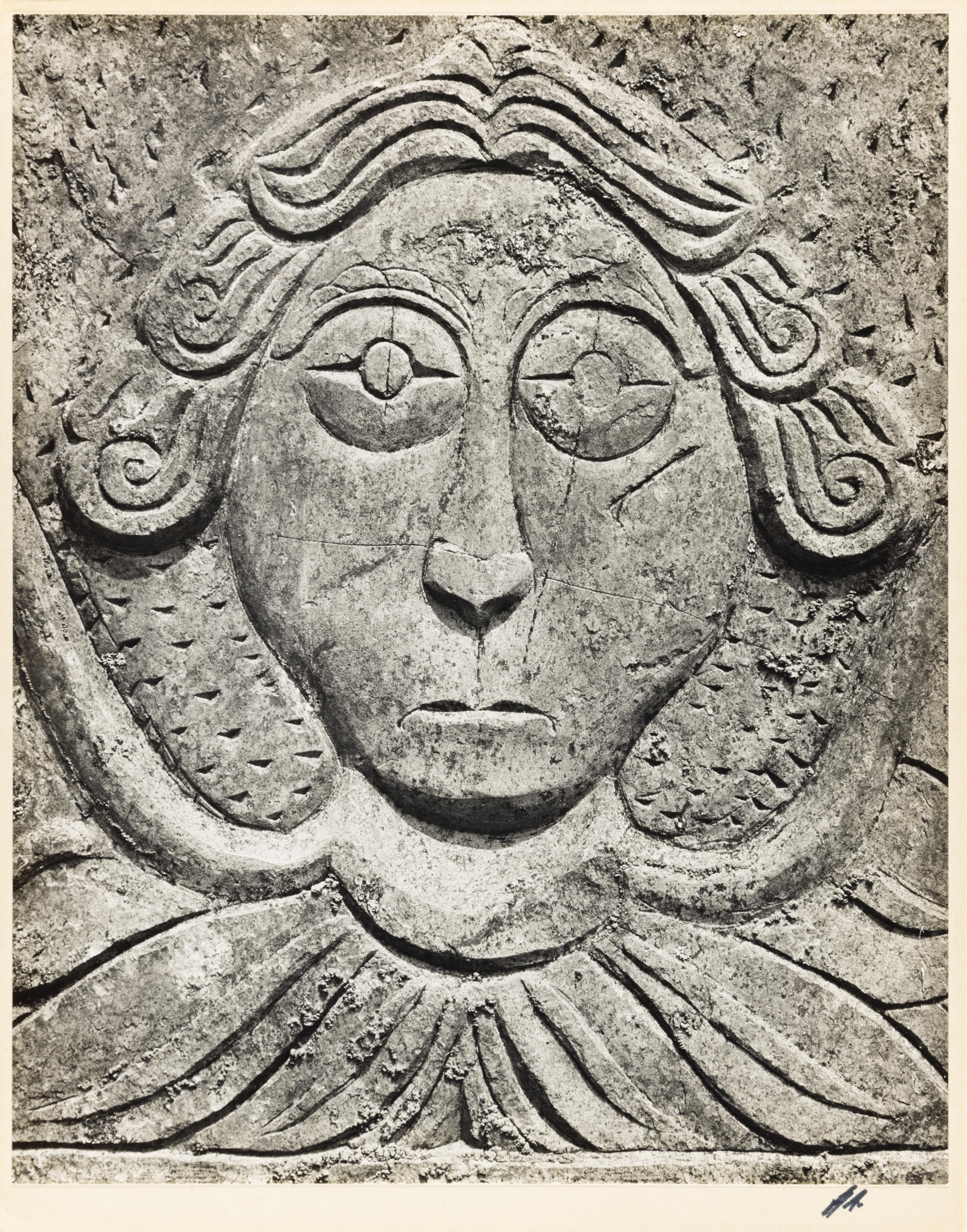 Gravestone Detail - Photograph de Ansel Adams