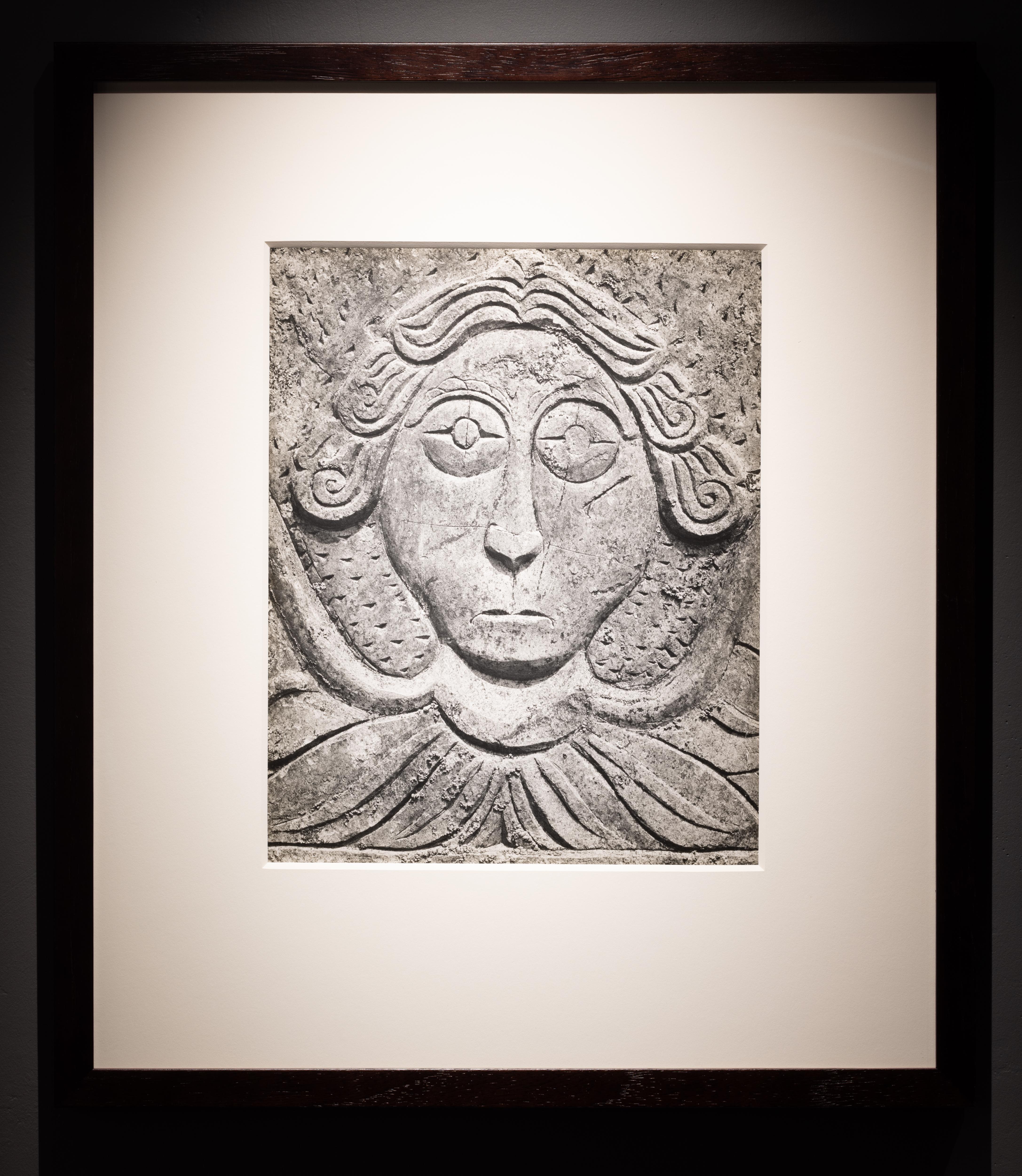 This silver gelatin print is initialed 