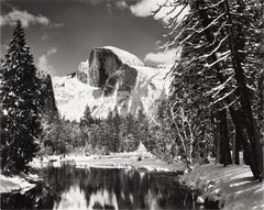 Half Dome, Fiume Merced, Inverno