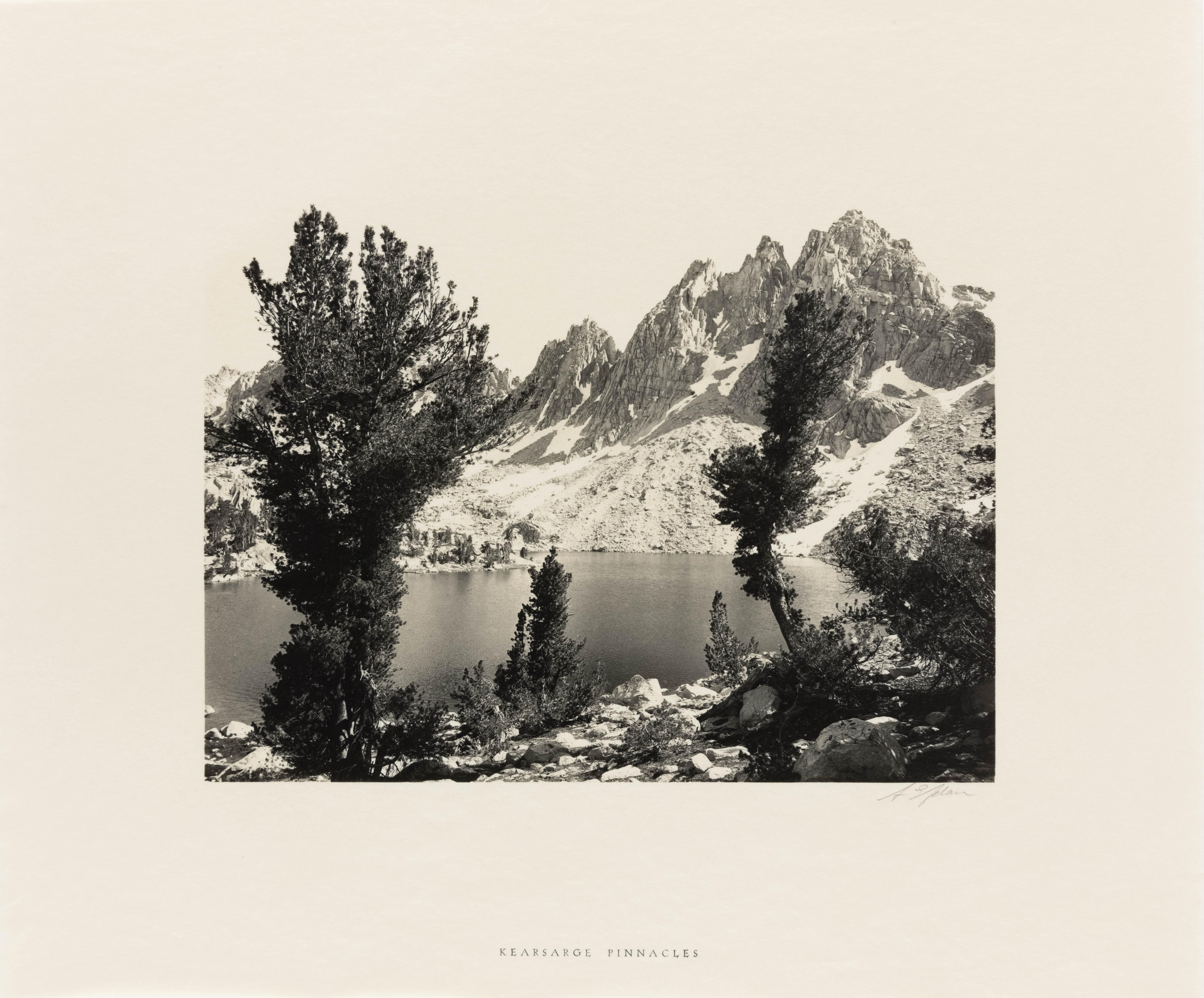 Kearsarge Pinnacles, Southern Sierra - Photograph by Ansel Adams