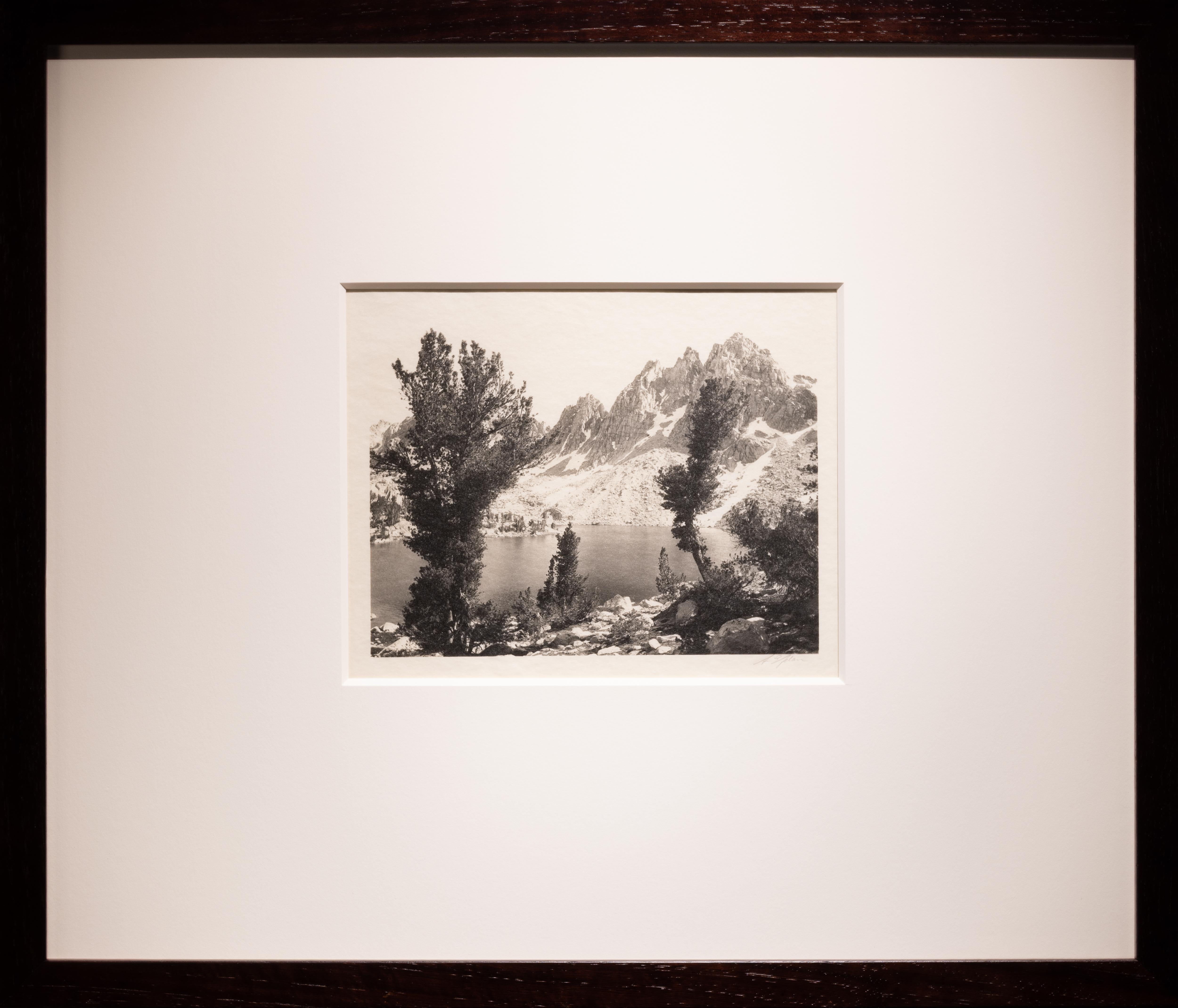 This vintage silver gelatin photograph, printed in the late 1920s on Kodak Vitava Athena paper, is signed in pencil beneath the image with a typeset title centered in the lower margin. This print was made c. 1927 for the Parmelian Prints of the High