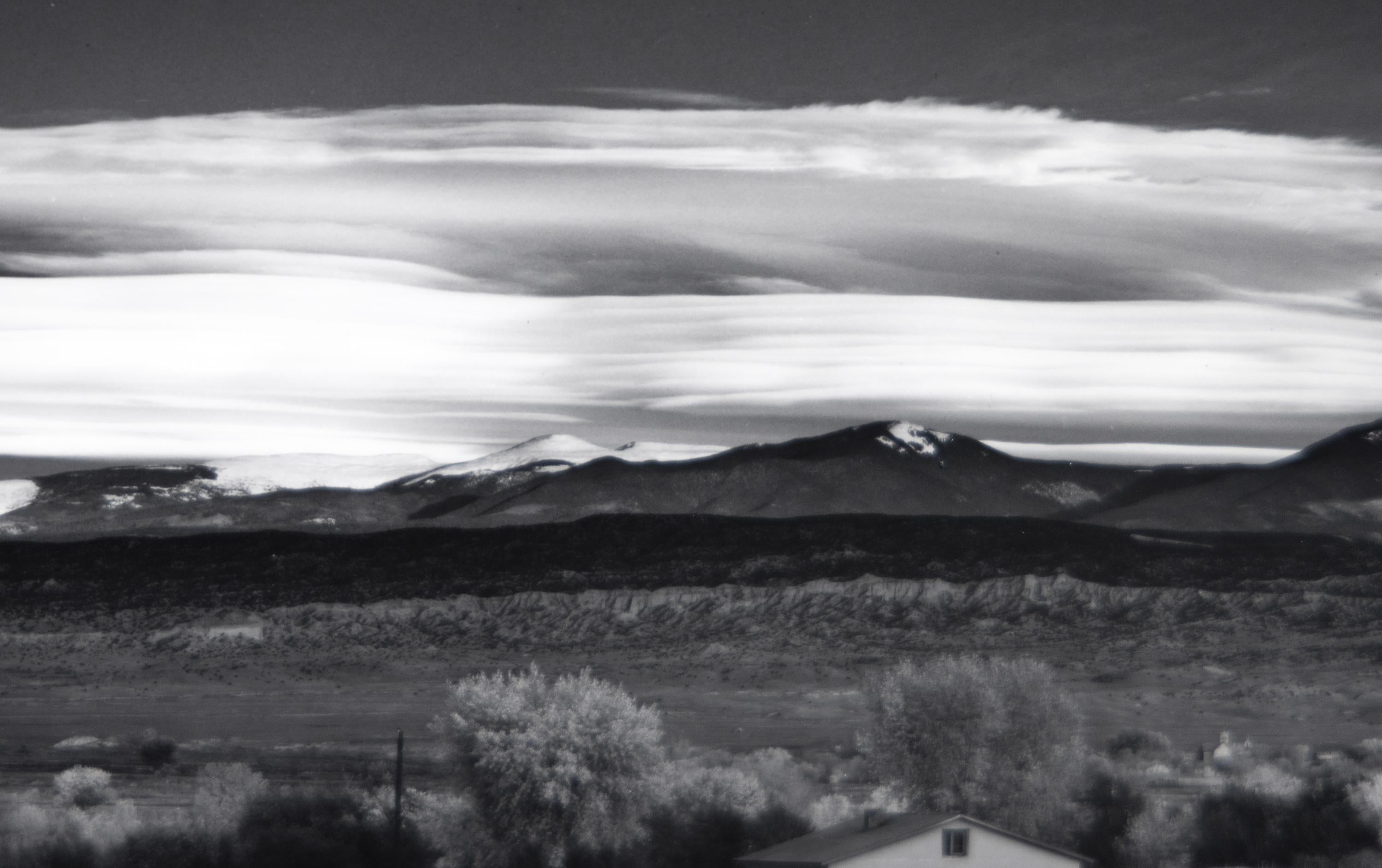 Moonrise, Hernandez, New Mexico - American Realist Photograph by Ansel Adams