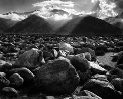 Vintage Mount Williamson, The Sierra Nevada from Manzanar, California