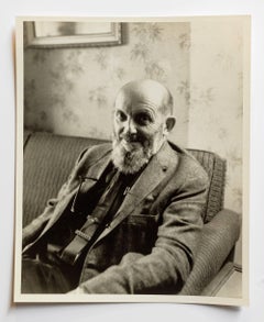 Rare portrait d'Ansel Adams en gélatine argentique et photographies à polaroïd