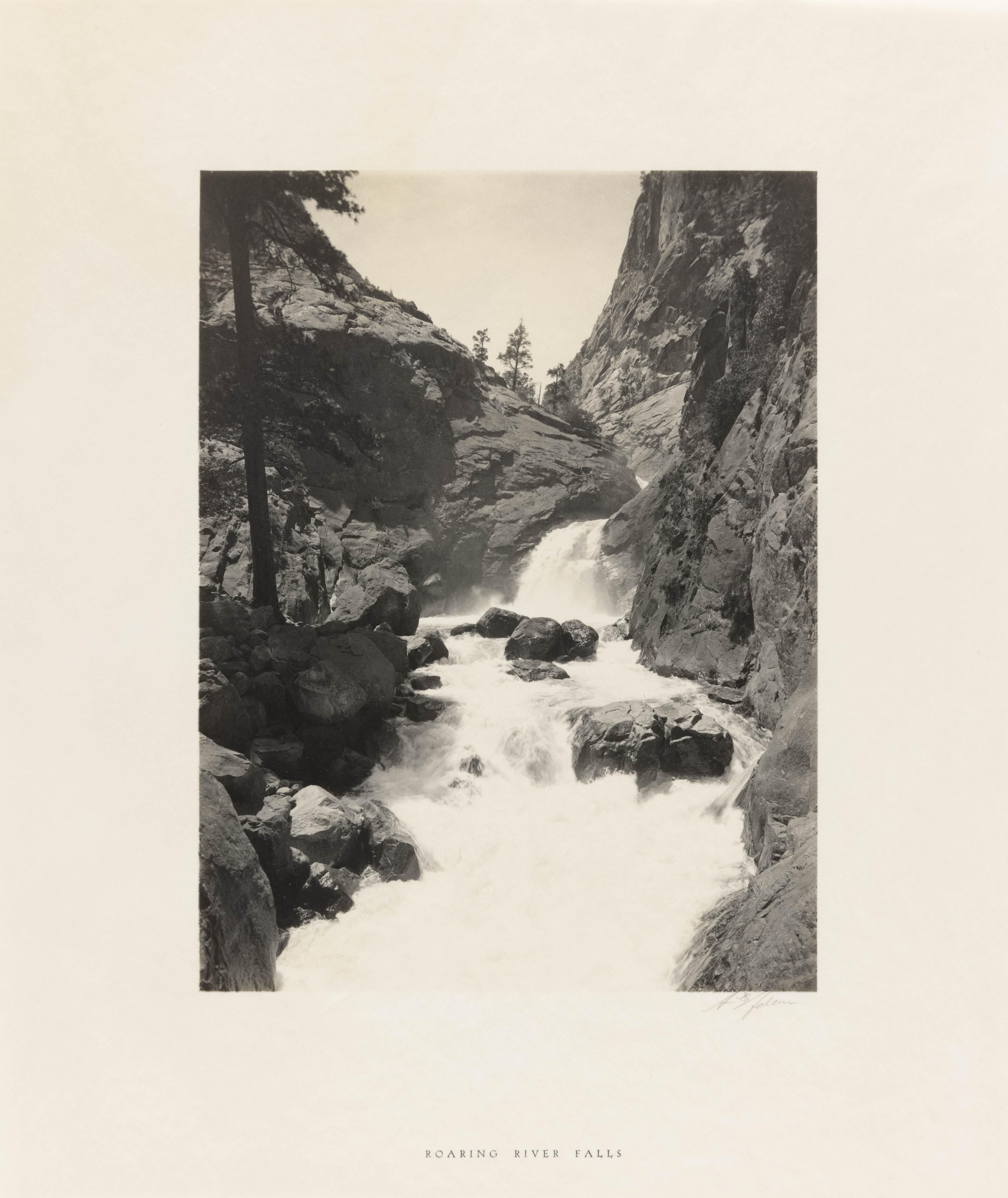 Roaring River Falls, Kings' River Canyon - Photograph by Ansel Adams