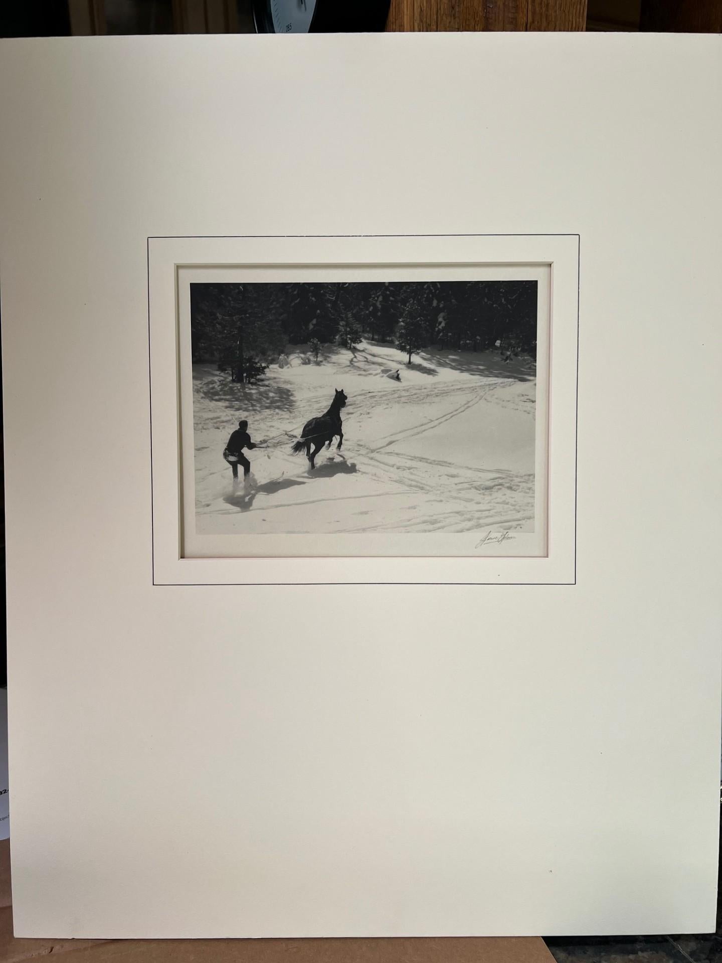 Sci Joring - Photograph di Ansel Adams