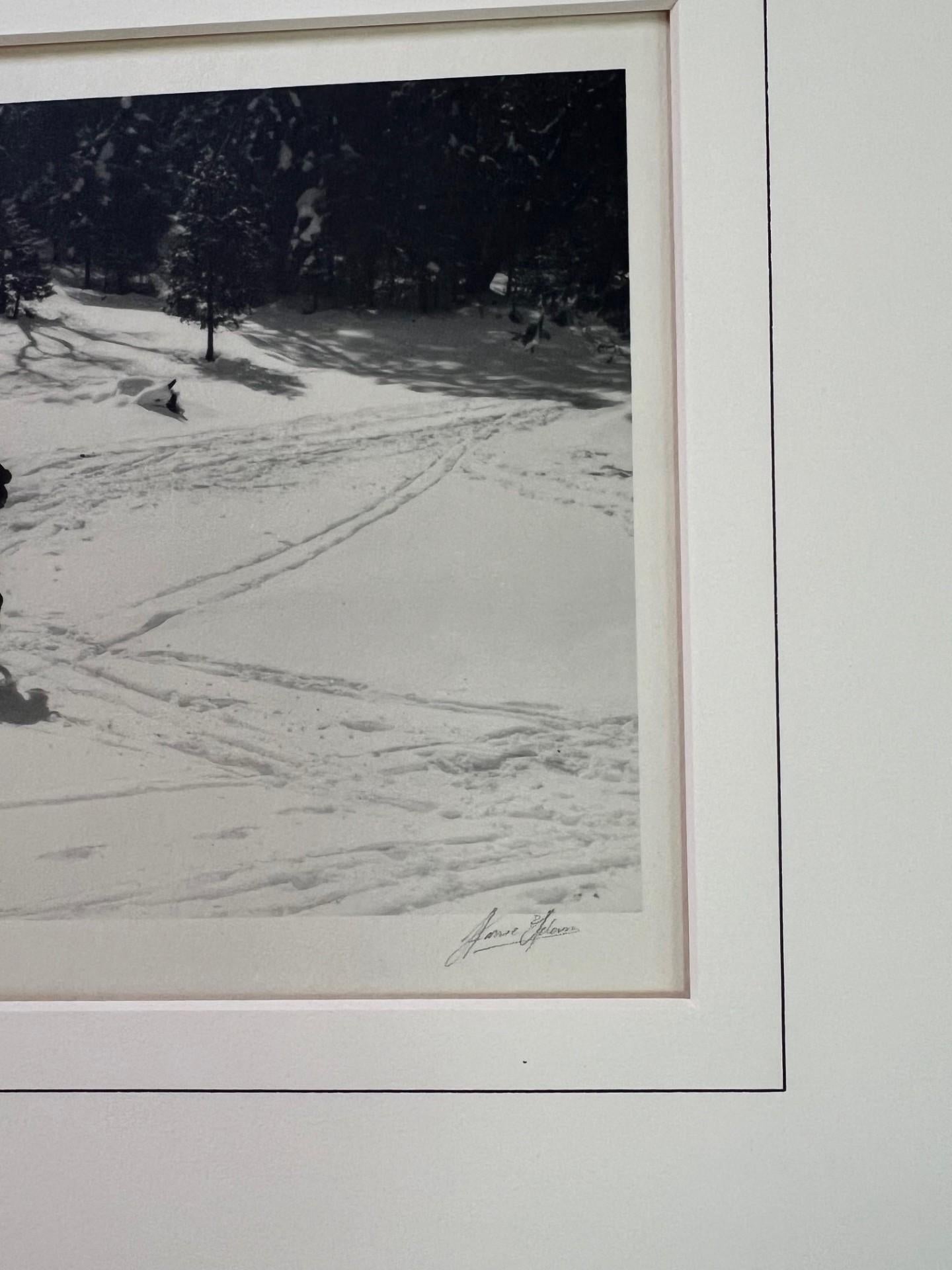 Un rarissimo esempio delle prime scene di Ansel Adams nell'area dello Yosemite. La firma, a matita, è indicativa di una prima stampa in quanto la 