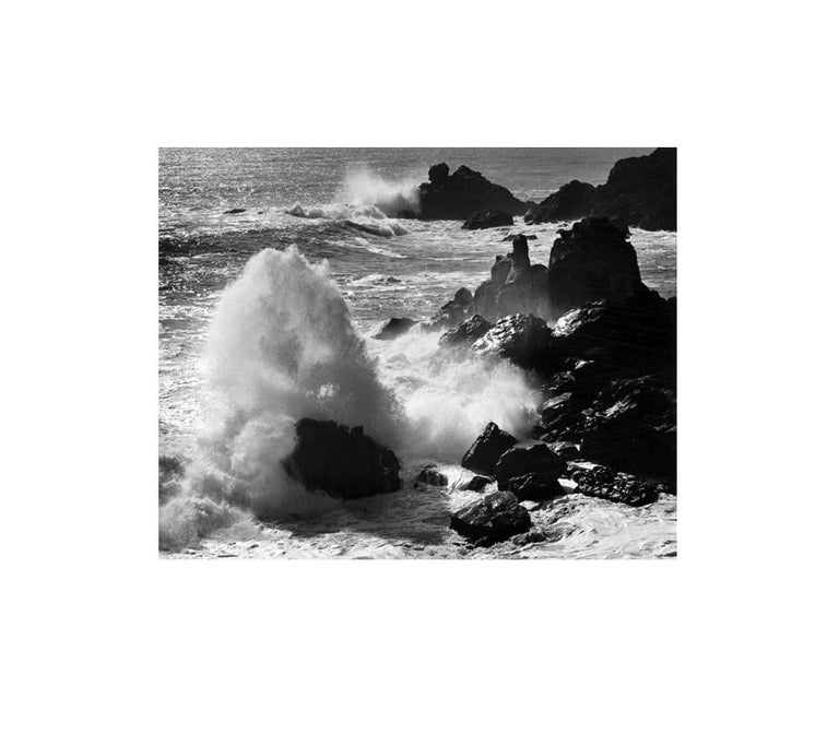 Ansel Adams Landscape Photograph - Storm Surf, Timber Cove, CA