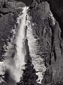 Vintage Upper Yosemite Falls, Spring, Yosemite National Park, California