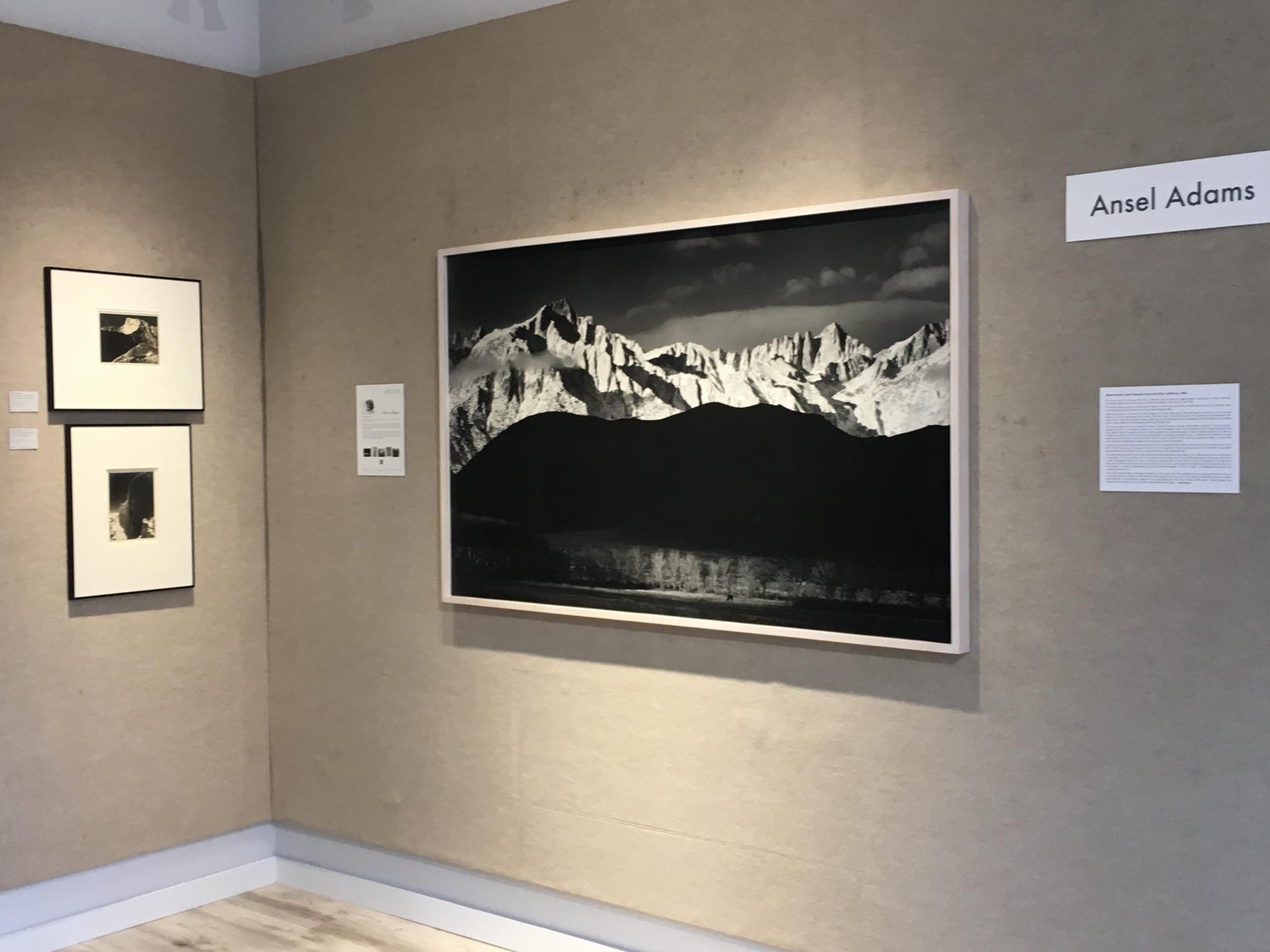 Ansel Adams Winter Sunrise Sierra Nevada From Lone Pine For