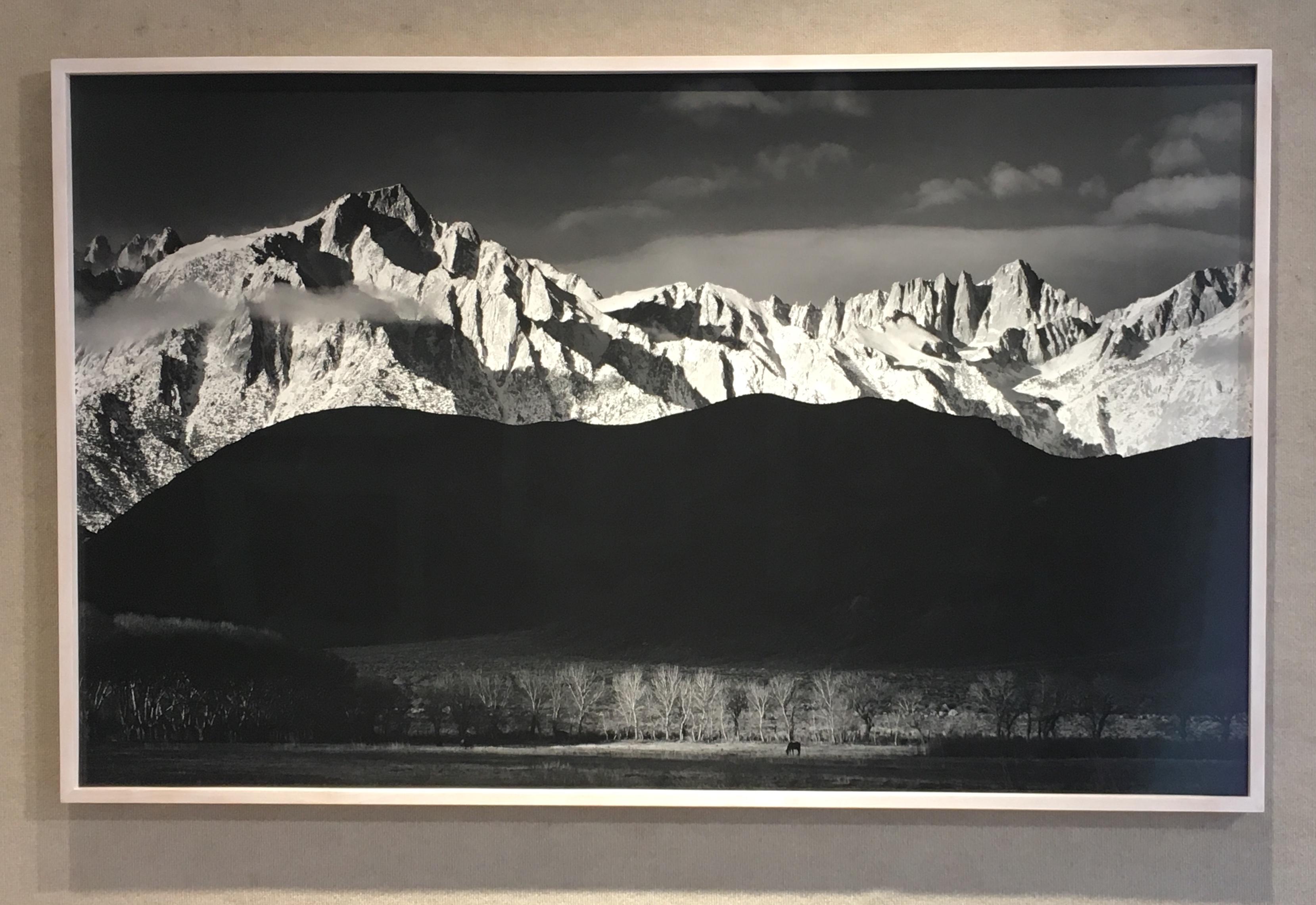 Ansel Adams - Winter Sunrise, Sierra Nevada From Lone Pine For Sale at