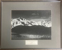 “Winter sunrise, Sierra Nevada, From Lone Pine”