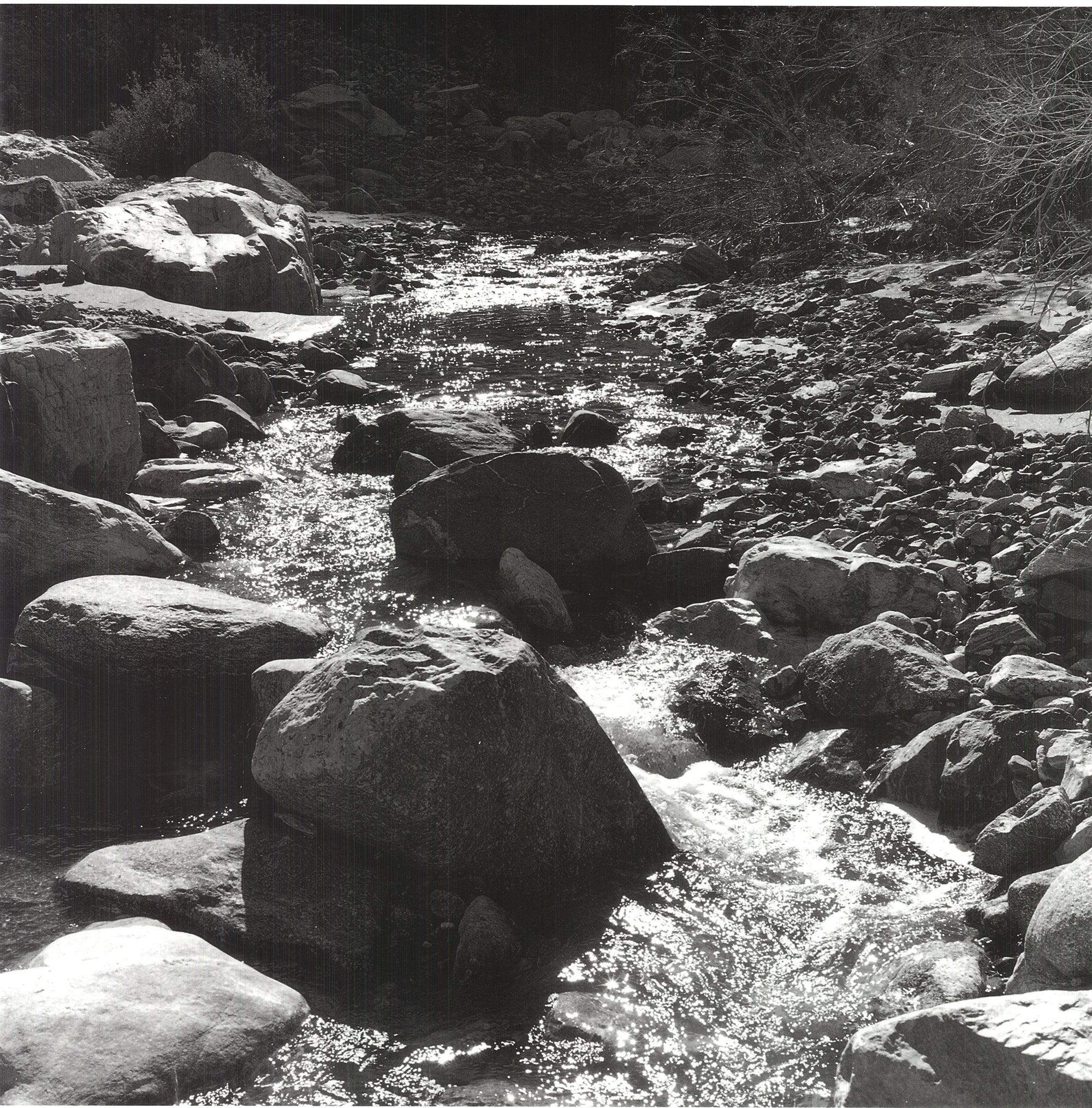 1990 Ansel Adams 'Mountain Stream, 1965' For Sale 1