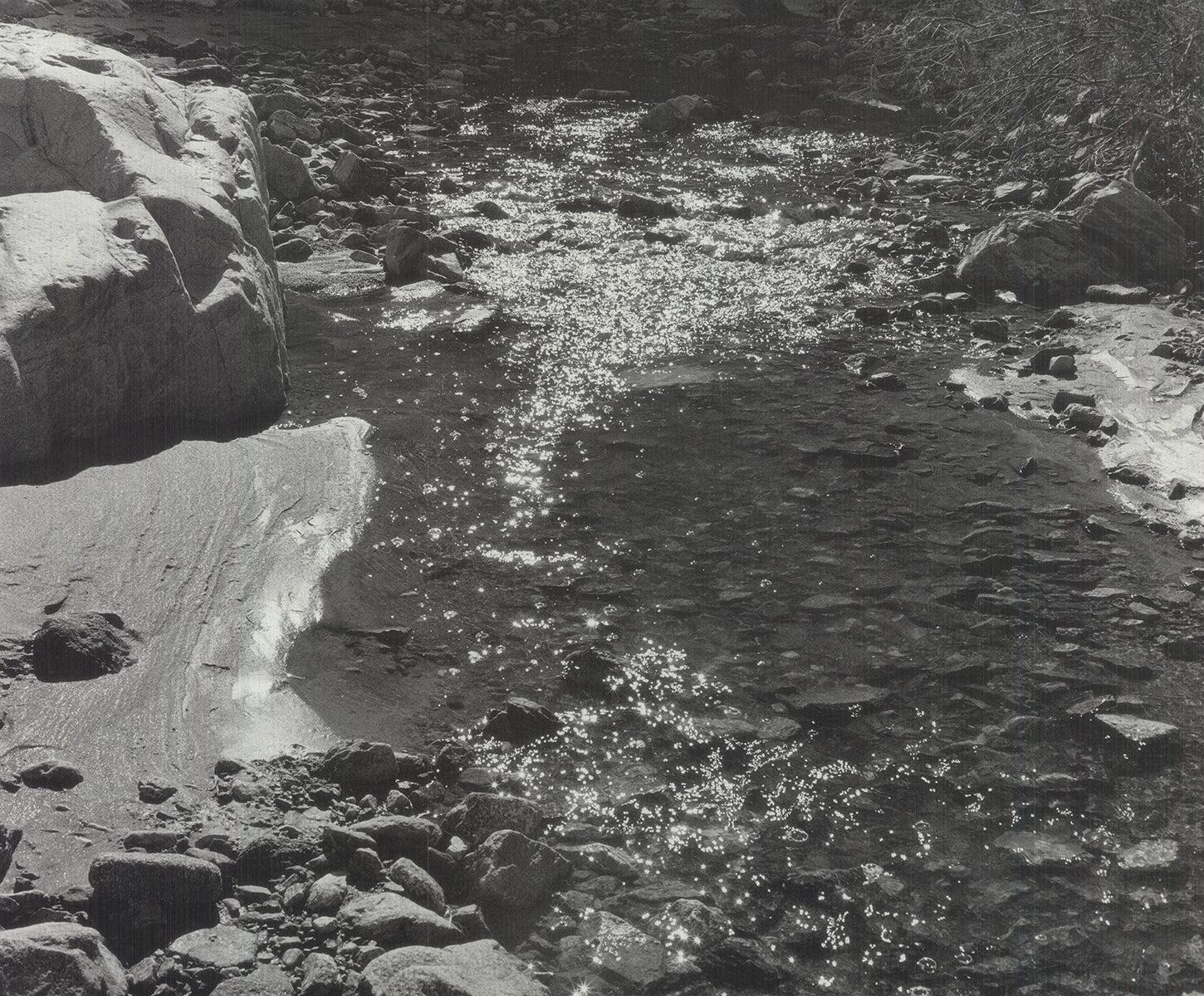 Ansel Adams 'Deep Canyon Stream' 1992- Offset Lithograph For Sale 1