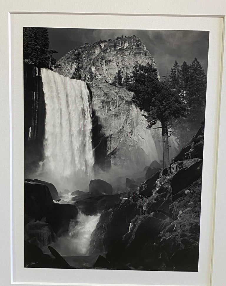 Ansel Adams Special Edition Yosemite Silver Gelatin Photograph Print Vernal Fall For Sale 5