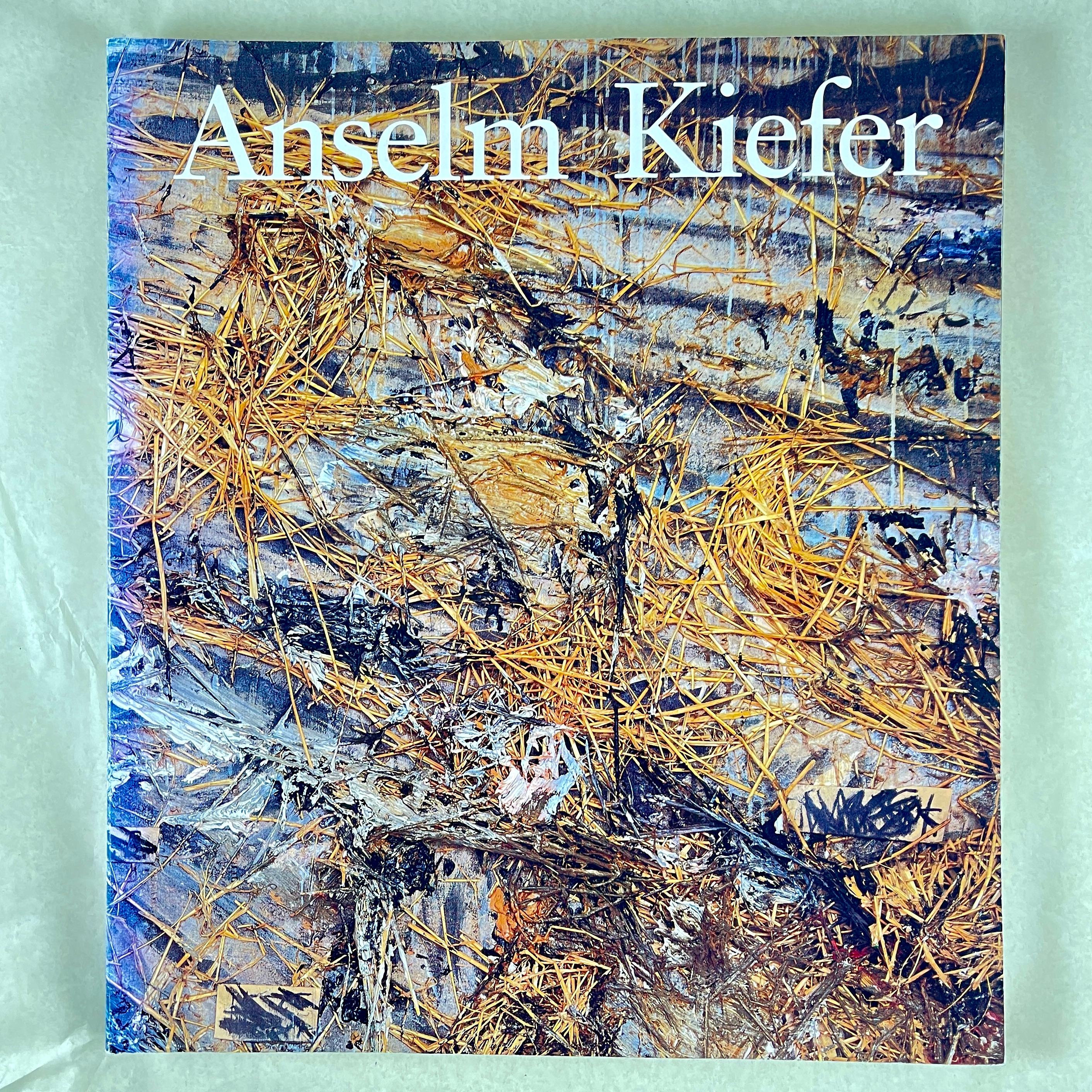 “Anselm Kiefer”  by Mark Rosenthal– a Museum Edition Trade paperback from the 1987 exhibition mounted in Philadelphia, Chicago, Los Angeles, and the MOMA in New York.

Anselm Kiefer is a German painter and sculptor. His works incorporate materials