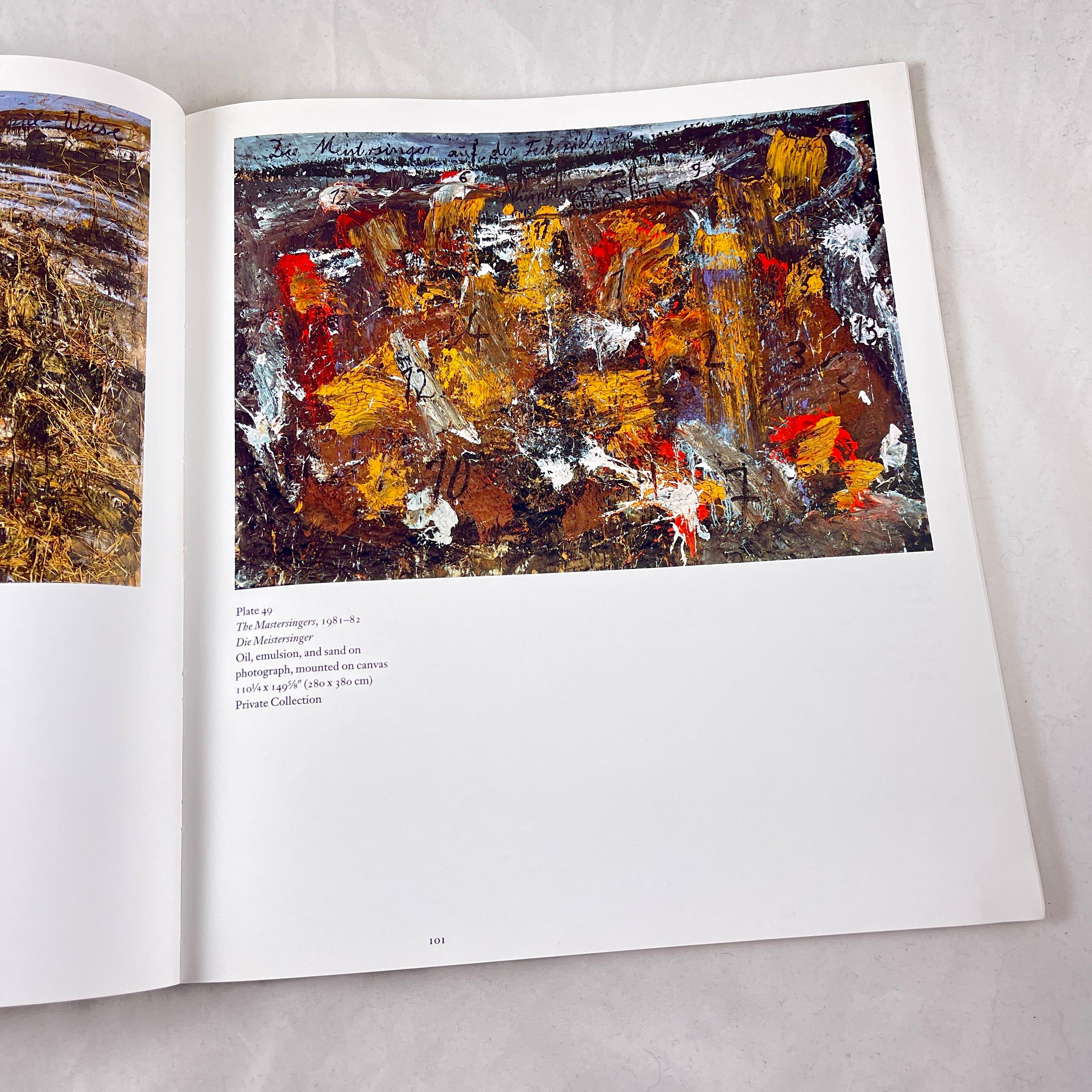 Late 20th Century Anselm Kiefer by Mark Rosenthal, Museum Edition Trade Paperback, 1987 For Sale