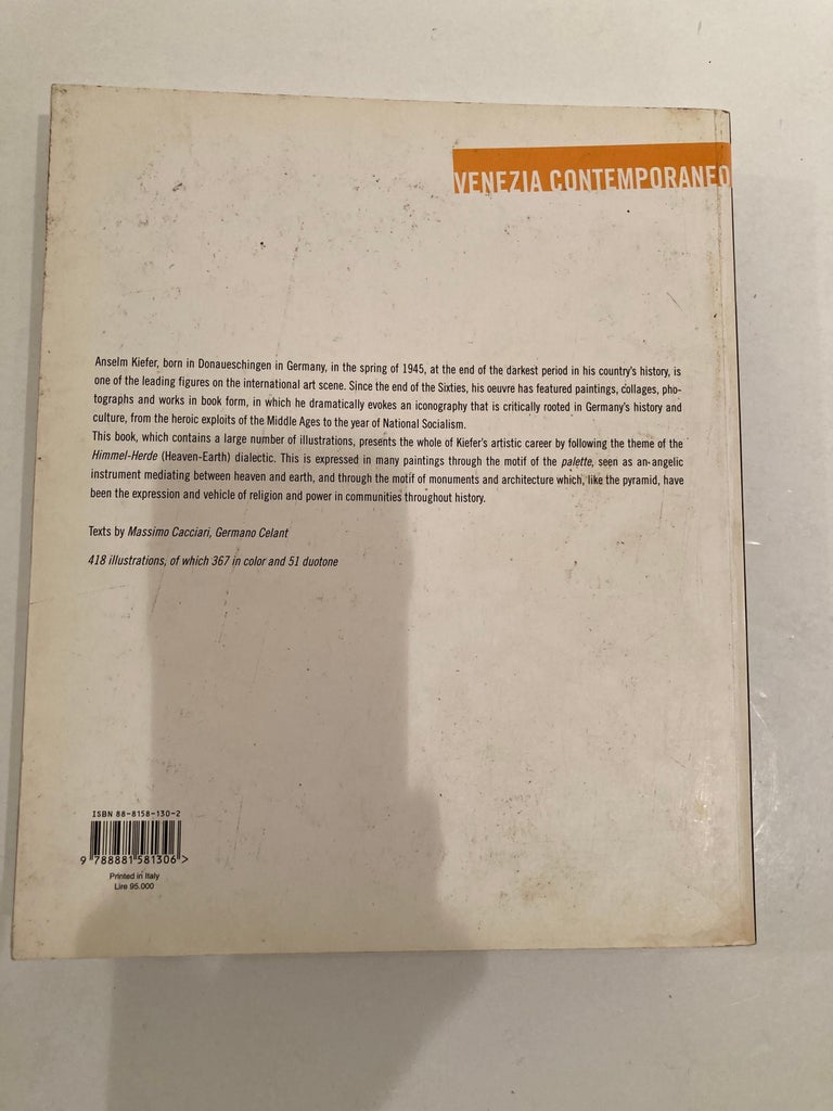 Anselm Kiefer Collectible Art Book In Good Condition For Sale In North Hollywood, CA