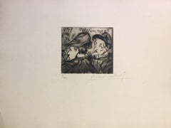 Alpino - Gravure d'Anselmo Bucci - 1917