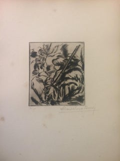 Avant l'Attaque - Gravure d'Anselmo Bucci - 1917