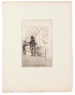 Front Italien - Gravure sur papier - 1918