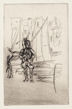 Front Italien - Etching on Paper - 1918