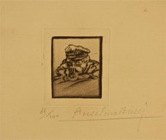 Fusilièr - Acquaforte di Anselmo Bucci - 1917