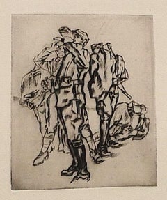 Le Front Italien - Etching on Paper - 1918