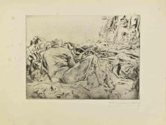  Le Rêve - Etching and Drypoint by Anselmo Bucci - 1917