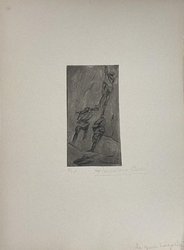 Military - Etching by Anselmo Bucci - 1917  For Sale 1
