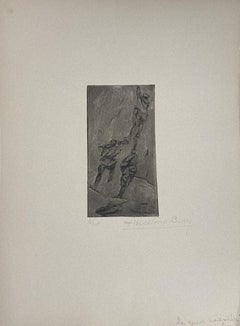Gravure militaire d'Anselmo Bucci - 1917