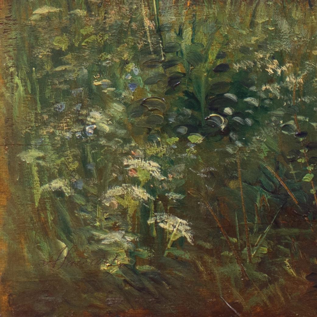 Primavera en el Valle de Soana, ' Dolomitas, Piamonte, Parque Nacional del Gran Paradiso - Painting de Anselmo Sacerdote