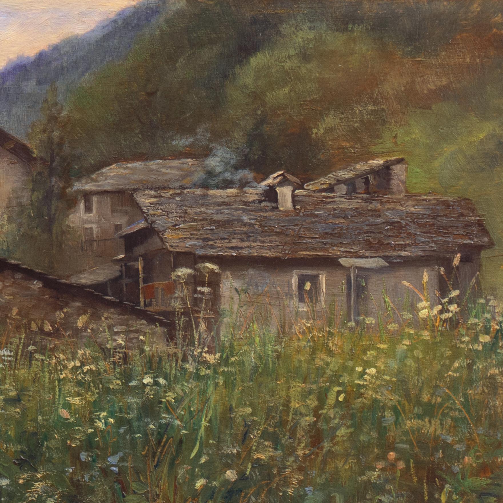« Printemps dans la vallée de la Soana », Dolomites, Piedmont, parc national du Gran Paradiso en vente 1