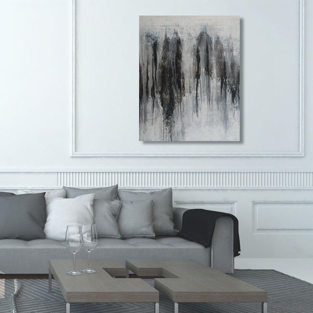 Fantasmi antichi, Pittura, Acrilico su tela - Painting Astratto di Ansgar Dressler