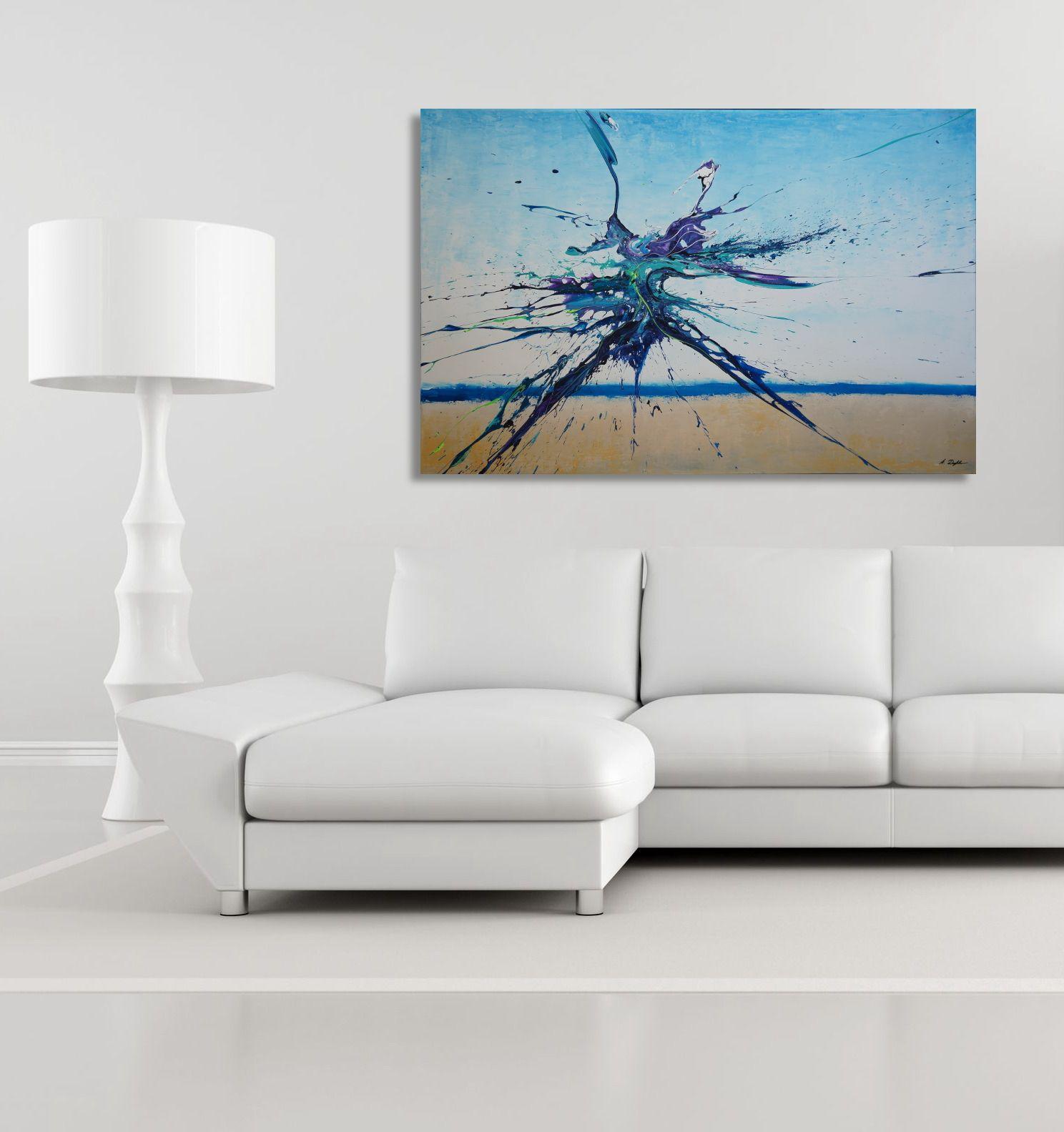Artist's Beach IV (Spirits Of Skies 096131), Painting, Acrylic on Canvas 1