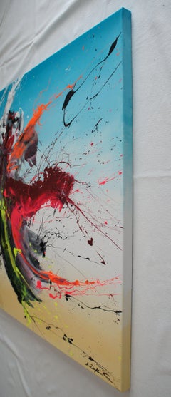 Beauty Punch (Spirits Of Skies 081022), Painting, Acrylic on Canvas