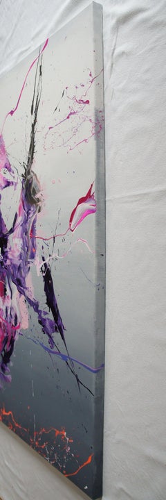 Berry Slush (Spirits Of Skies 096020), Painting, Acrylic on Canvas