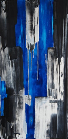 Blue Core I, Painting, Acrylic on Canvas