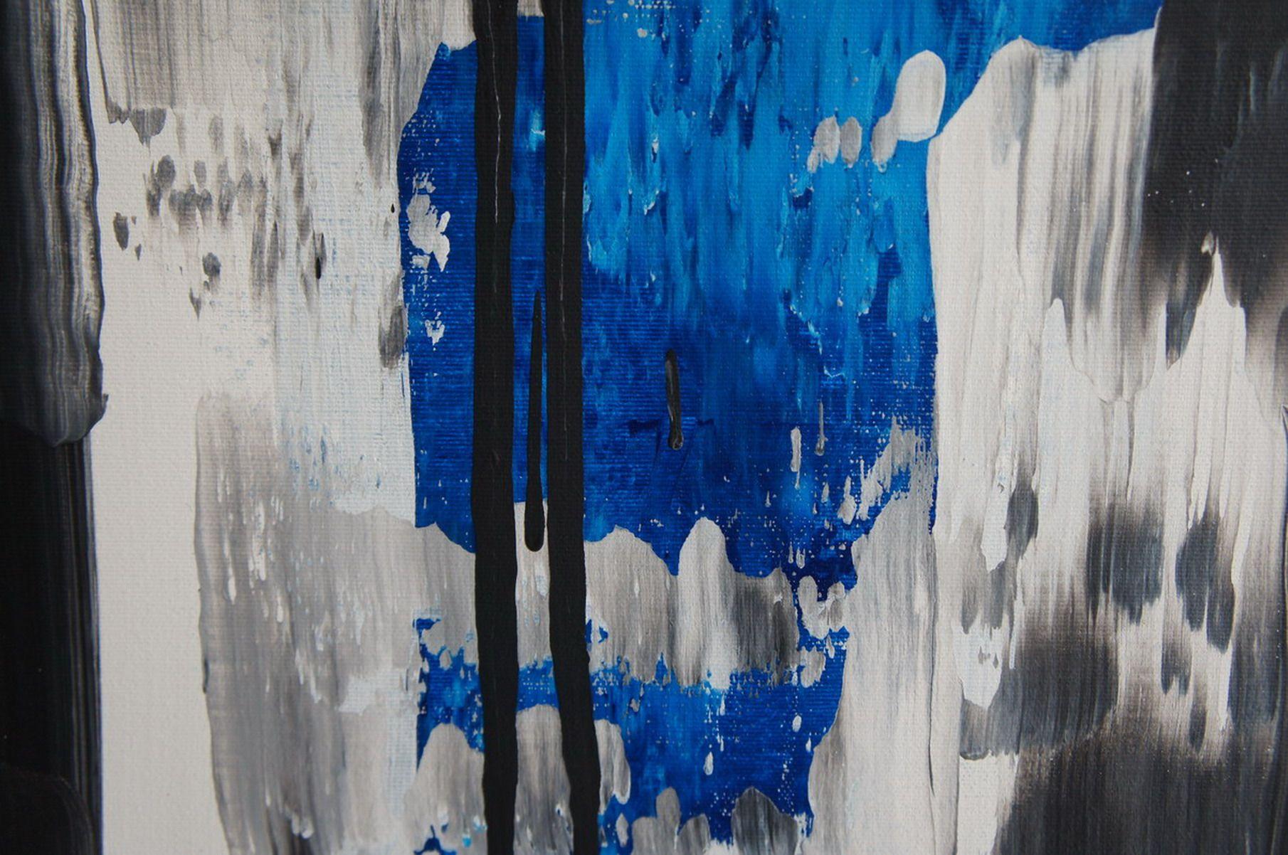 Blue Core II, Painting, Acrylic on Canvas For Sale 2